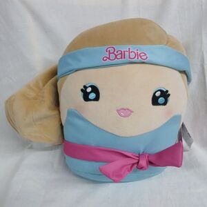 Barbie Plush Hat with Blue Band
